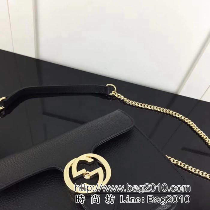 GUCCI古馳原單 新款專櫃品質高仿原單貨實物實拍510304克色鏈條單肩斜挎包 HY1096